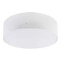 Stropna svetilka SIRJA PLISADO 4xE27/15W/230V premer 45 cm bela