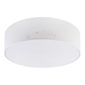Stropna svetilka SIRJA PLISADO 4xE27/15W/230V premer 45 cm bela
