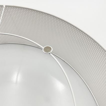 Stropna svetilka SIRJA PLISADO 4xE27/15W/230V premer 45 cm bela