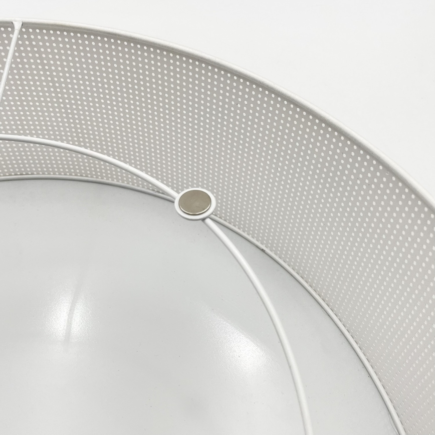 Stropna svetilka SIRJA PLISADO 4xE27/15W/230V premer 45 cm bela