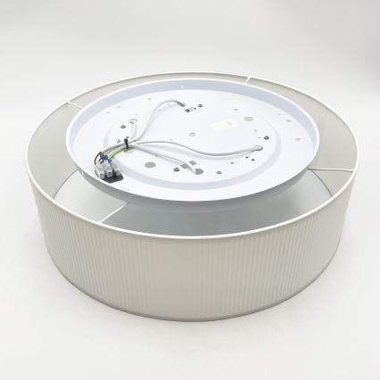 Stropna svetilka SIRJA PLISADO 4xE27/15W/230V premer 45 cm bela