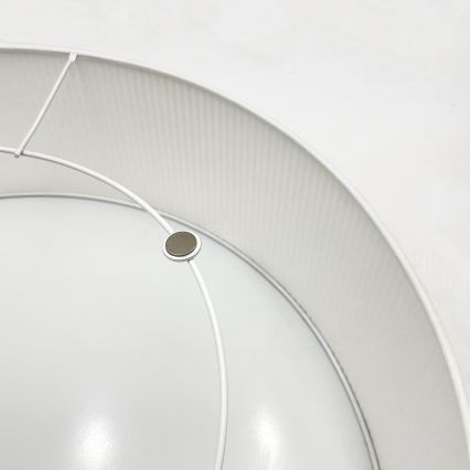 Stropna svetilka SIRJA PLISADO 4xE27/15W/230V premer 45 cm bela