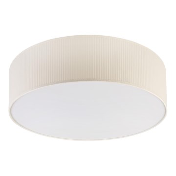 Stropna svetilka SIRJA PLISADO 4xE27/15W/230V Ø 45 cm kremna
