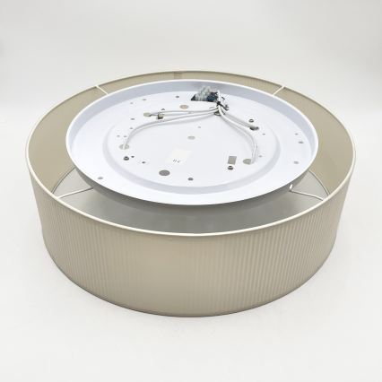 Stropna svetilka SIRJA PLISADO 4xE27/15W/230V Ø 45 cm kremna