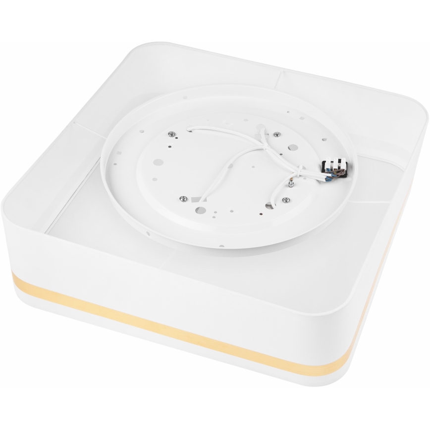 Stropna svetilka SIRJA SQUARE 4xE27/60W/230V 45x45 cm bela