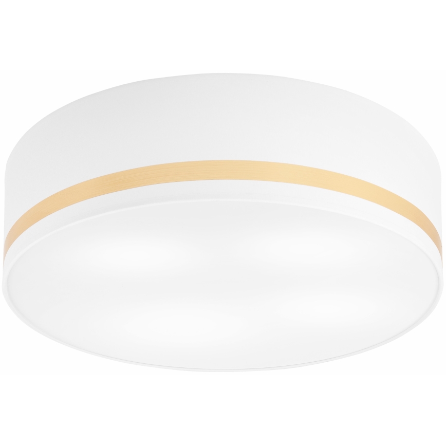 Stropna svetilka SIRJA STRIPE 4xE27/15W/230V pr. 45 cm bela