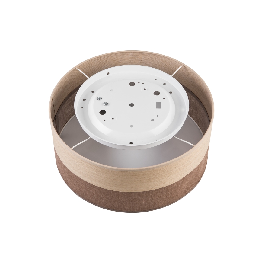 Stropna svetilka SIRJA WOOD 1xE27/15W/230V pr. 35 cm rjava/hrast