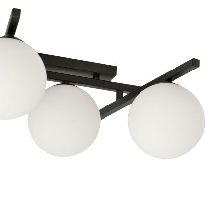Stropna svetilka SMART 4xE14/10W/230V črna/bela