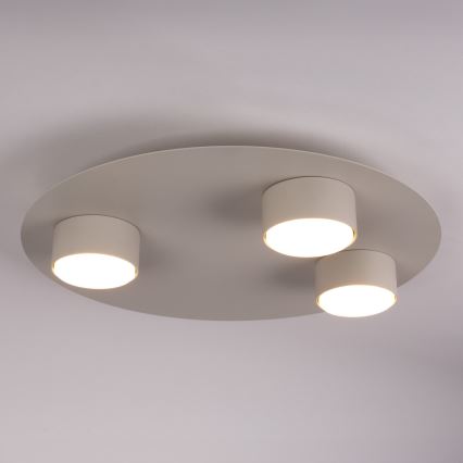Stropna svetilka STAR 3xGX53/12W/230V bež
