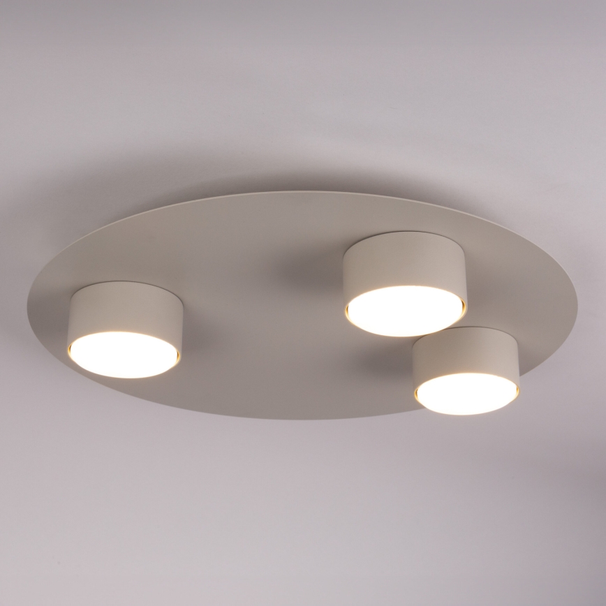 Stropna svetilka STAR 3xGX53/12W/230V bež