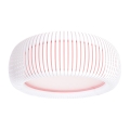 Stropna svetilka STRIPES 2xE27/40W/230V Ø 55 cm bela/rožnata
