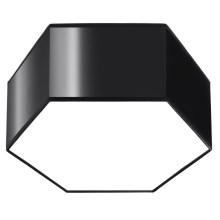 Stropna svetilka SUNDE 2xE27/60W/230V 13,5 cm črna