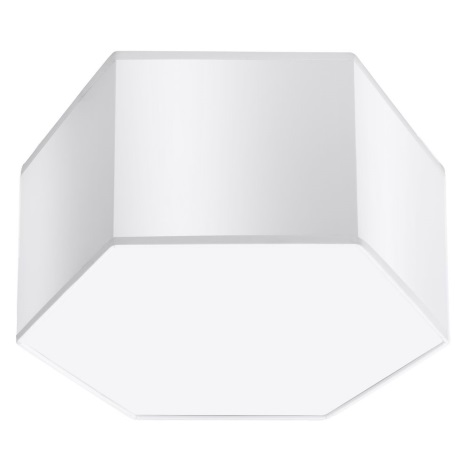 Stropna svetilka SUNDE 2xE27/60W/230V 15,5 cm bela