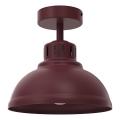 Stropna svetilka SVEN 1xE27/15W/230V, premer 21 cm, bordo