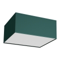 Stropna svetilka VERDE 2xE27/60W/230V 40x40 cm zelena