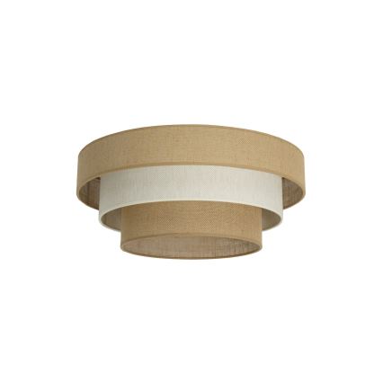 Stropna svetilka WENTA 1xE27/60W/230V Ø 50 cm juta/kremna