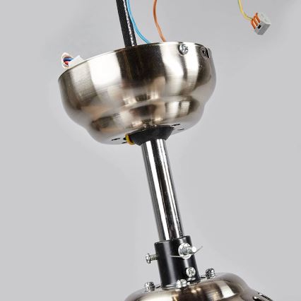 Stropna svetilka z ventilatorjem LEVIAN 1xE14/60W/230V bukev