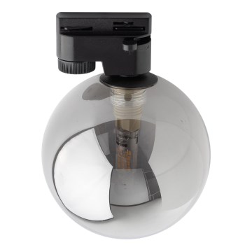Stropna svetilka za 1-fazni tračni sistem TRACER 1xG9/8W/230V črna/dimna črna