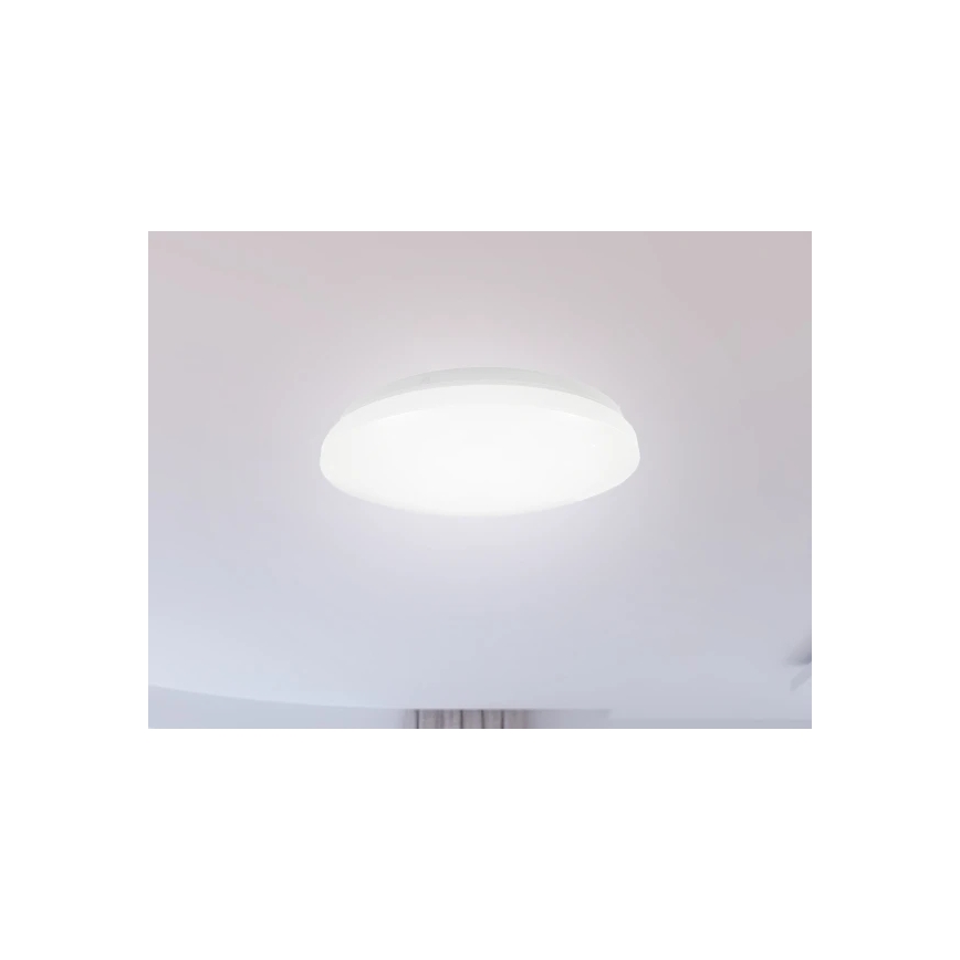 Stropna svetilka za kopalnico OPAL LED/12W/230V, premer 24,5 cm, IP44, bela