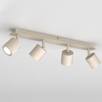 Stropna točkovna svetilka DEMIA 4xGU10/8W/230V bež