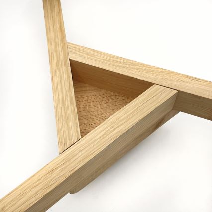 Stropni lestenec ANTONIO 3xG9/5W/230V hrast/bela