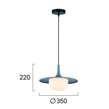 Stropni lestenec na kablu FRED 1xG9/10W/230V siva