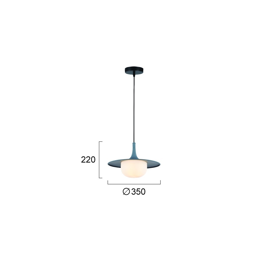 Stropni lestenec na kablu FRED 1xG9/10W/230V siva