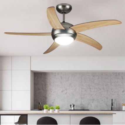 Stropni ventilator 2xE27/20W/230V pr. 132 cm + Daljinski upravljalnik