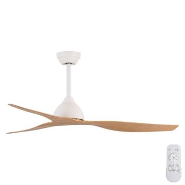 Stropni ventilator pr. 132 cm bež/bela + Daljinski upravljalnik