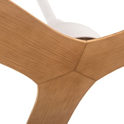Stropni ventilator pr. 132 cm bež/bela + Daljinski upravljalnik