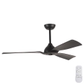 Stropni ventilator pr. 132 cm IP44 črna + Daljinski upravljalnik
