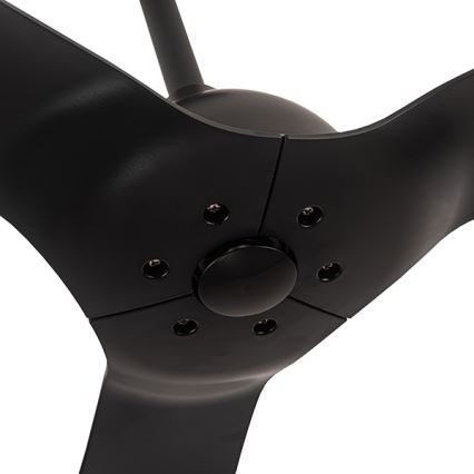 Stropni ventilator pr. 132 cm IP44 črna + Daljinski upravljalnik