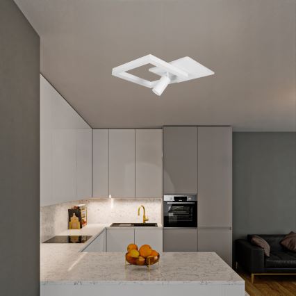 Stropno LED svetilo LED/38W/230V + 1xGU10/30W belo