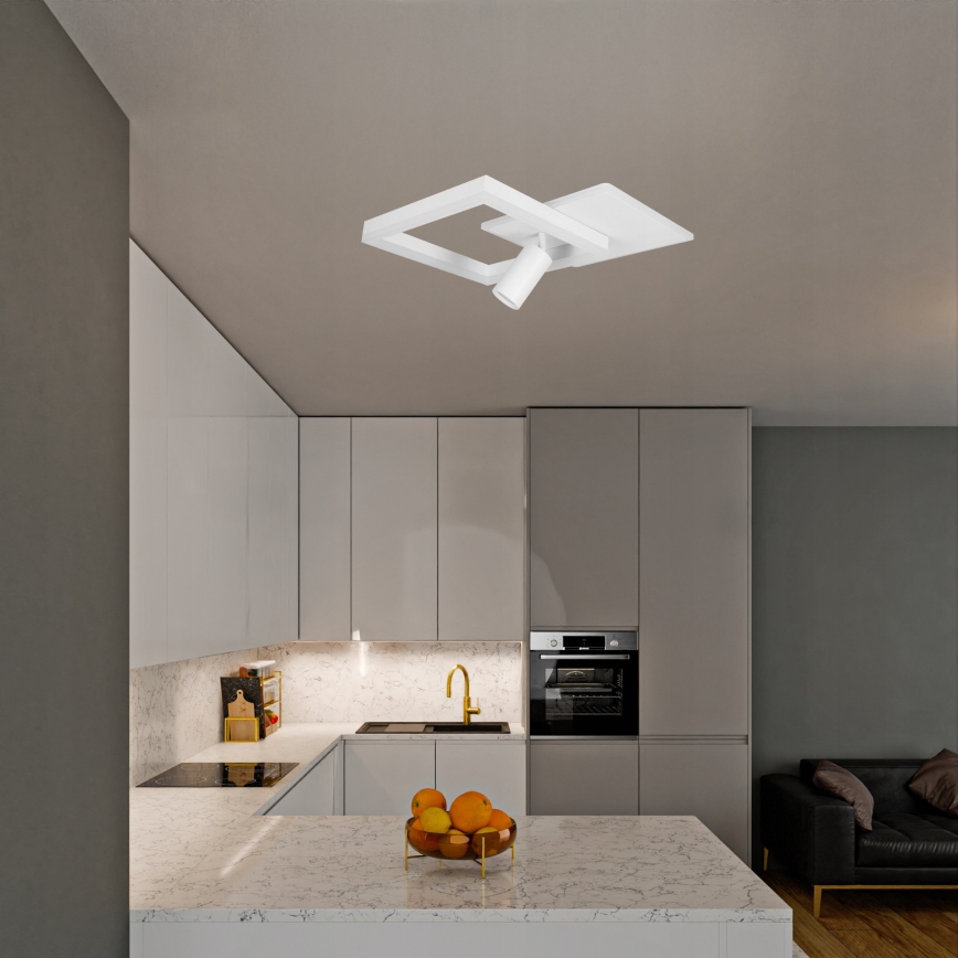 Stropno LED svetilo LED/38W/230V + 1xGU10/30W belo