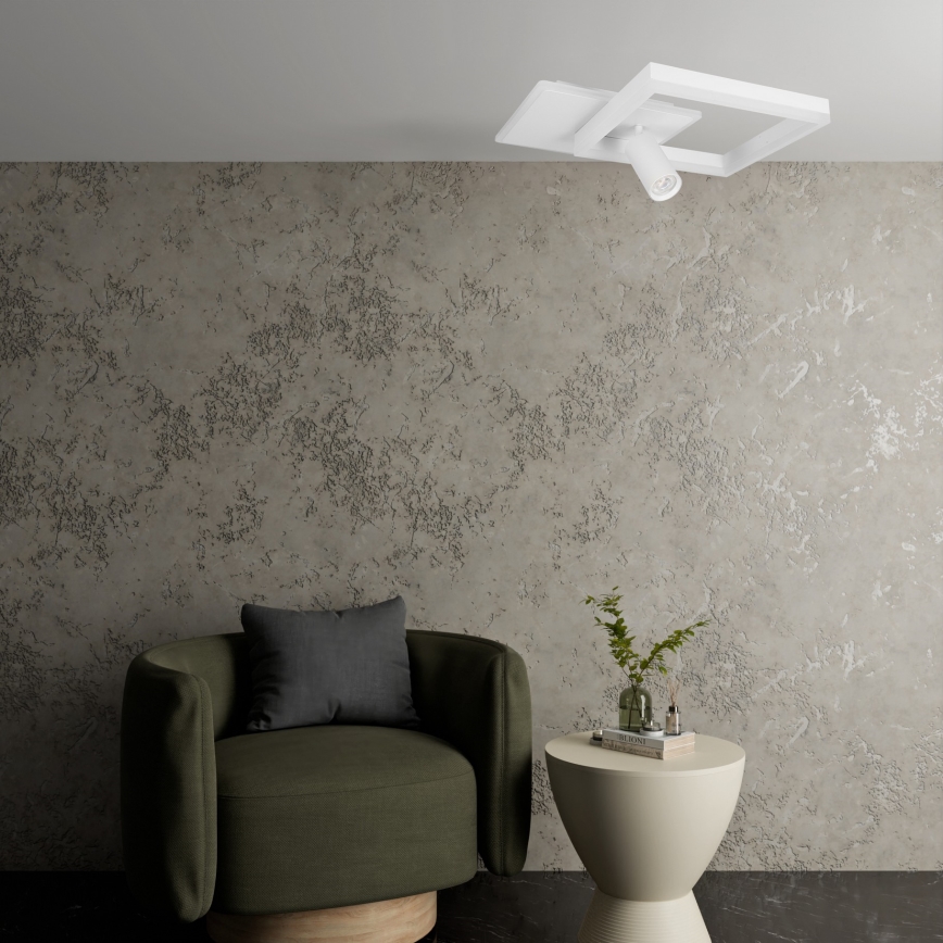 Stropno LED svetilo LED/38W/230V + 1xGU10/30W belo