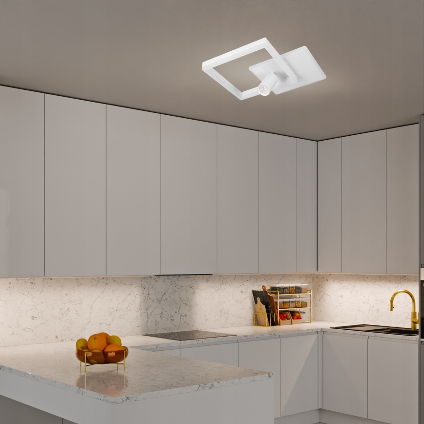 Stropno LED svetilo LED/38W/230V + 1xGU10/30W belo