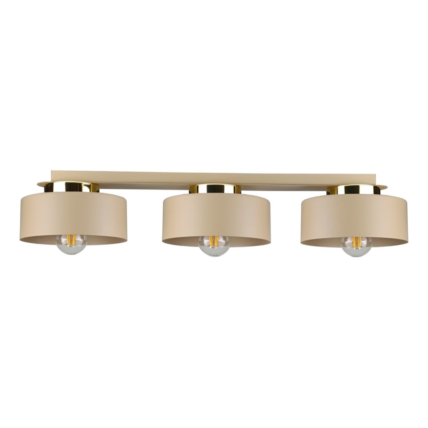 Stropno svetilo IGNIA 3xE27/60W/230V taupe