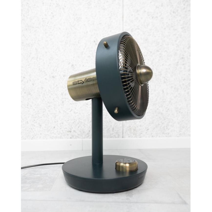 Stylies - Namizni ventilator CEPHEUS 24W/230V črna