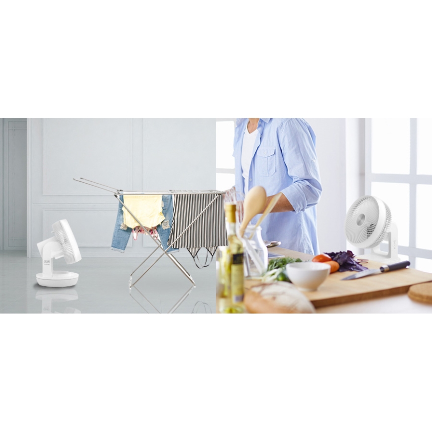 Stylies - Namizni ventilator TARA 45W/230V bel