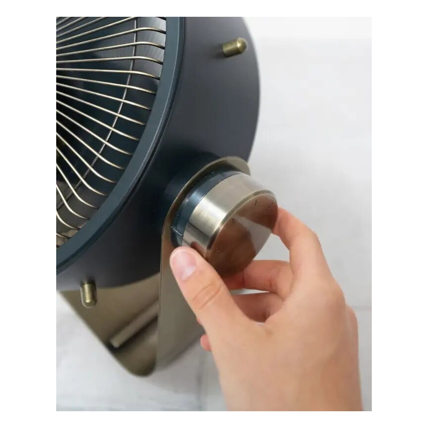Stylies - Stojalni ventilator CASTOR 40W/230V, črne barve