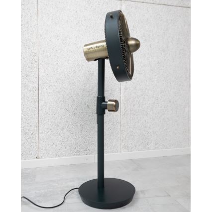 Stylies - Stojni ventilator URANUS 35W/230V 94 cm črn
