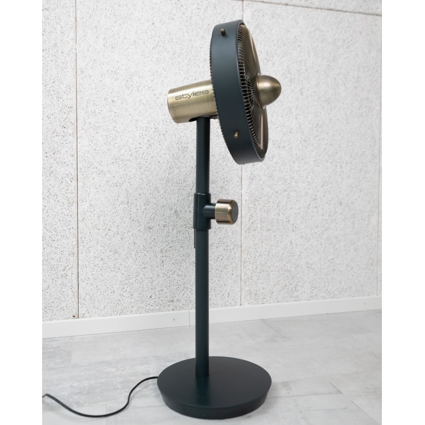 Stylies - Stojni ventilator URANUS 35W/230V 94 cm črn
