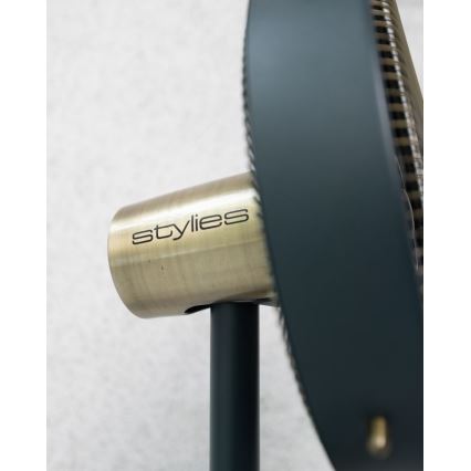 Stylies - Stojni ventilator URANUS 35W/230V 94 cm črn