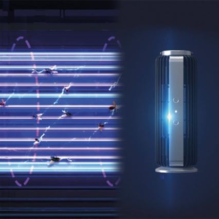 Stylies - Svetlobna past za zatiranje komarjev AURIGA UV-A/8W/230V 60 m²