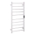 Sušilec za brisače 45x96 cm nerjaveče jeklo/bela