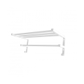 Sušilnik brisač na kopalniški radiator HF SHEFFIELD 52x25,6 cm bel