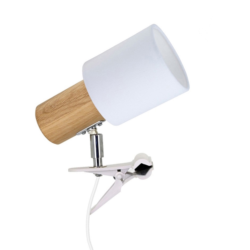 Svetilka s sponko TREEHOUSE 1xE27/25W/230V hrast