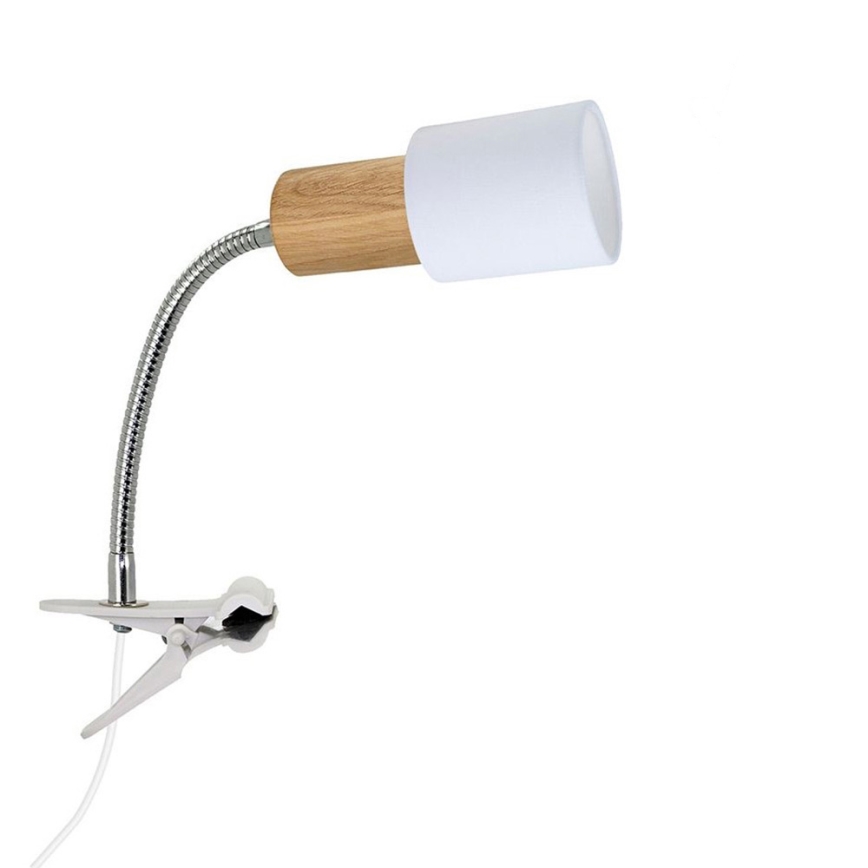 Svetilka s sponko TREEHOUSE 1xE27/25W/230V hrast