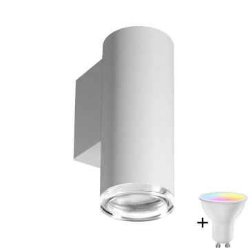 Светильник для ванной LED RGBW с возможностью затемнения TURYN 1xGU10/6,5W/230V 2700-6500K Wi-Fi IP44 белый