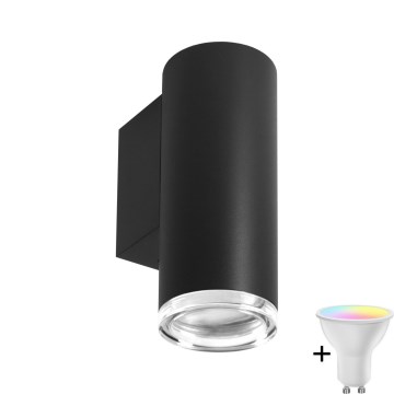 Светильник для ванной комнаты TURYN 1xGU10/6,5W/230V 2700-6500K з Wi-Fi IP44 чорний